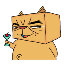 Exotic Cube Cat sticker #900680