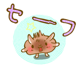 Rabbits Ami and foo sticker #900728