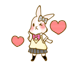 Rabbits Ami and foo sticker #900735