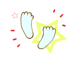 Rabbits Ami and foo sticker #900756