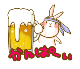 Rabbits Ami and foo sticker #900758