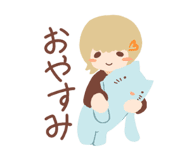 YURUHOWA_Girl sticker #900760