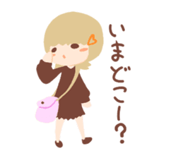 YURUHOWA_Girl sticker #900763