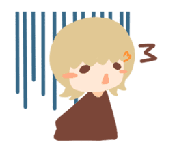 YURUHOWA_Girl sticker #900770