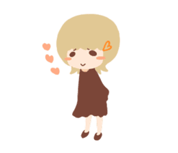 YURUHOWA_Girl sticker #900771