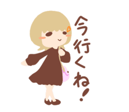 YURUHOWA_Girl sticker #900772