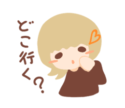 YURUHOWA_Girl sticker #900776