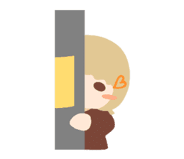 YURUHOWA_Girl sticker #900777
