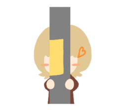 YURUHOWA_Girl sticker #900778