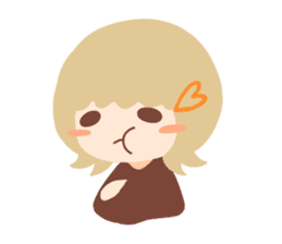 YURUHOWA_Girl sticker #900782