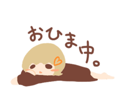 YURUHOWA_Girl sticker #900789