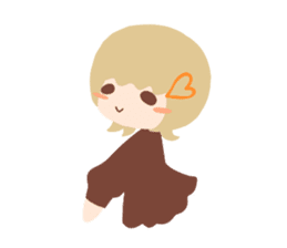 YURUHOWA_Girl sticker #900798