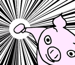 Get pissed! Pig man! sticker #901024