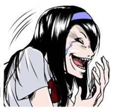 Japanese scary sticker sticker #901281