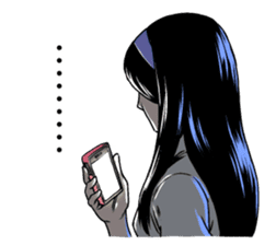 Japanese scary sticker sticker #901283