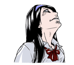 Japanese scary sticker sticker #901286