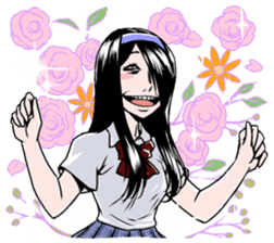 Japanese scary sticker sticker #901298