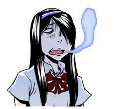 Japanese scary sticker sticker #901303