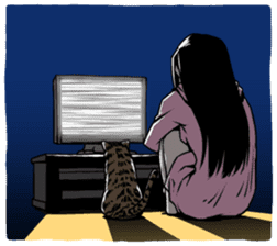 Japanese scary sticker sticker #901305