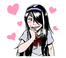 Japanese scary sticker sticker #901310