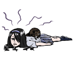 Japanese scary sticker sticker #901312