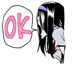 Japanese scary sticker sticker #901313