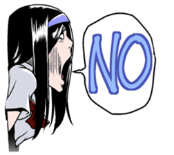 Japanese scary sticker sticker #901314