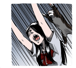 Japanese scary sticker sticker #901317