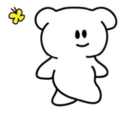 white bear sticker #901411