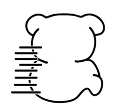 white bear sticker #901429