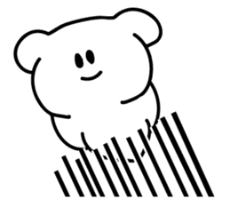 white bear sticker #901433