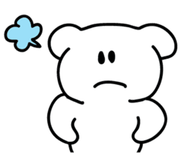 white bear sticker #901436