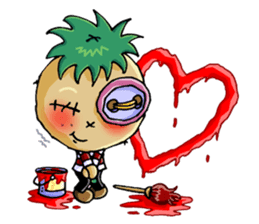 VOODi - the cute voodoo doll sticker #901456