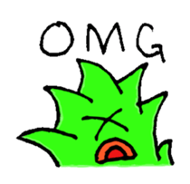 Something green!! sticker #903363