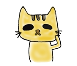 Yellow Cat sticker #903479
