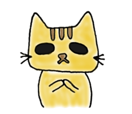 Yellow Cat sticker #903484