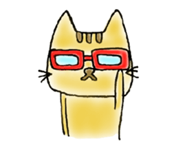 Yellow Cat sticker #903494