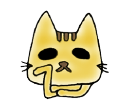 Yellow Cat sticker #903498