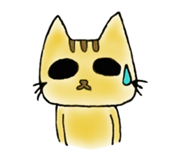 Yellow Cat sticker #903499