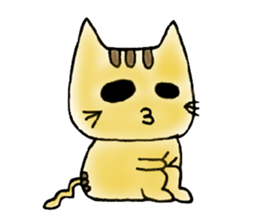 Yellow Cat sticker #903501