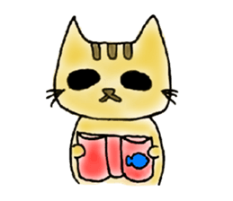 Yellow Cat sticker #903504