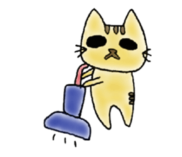 Yellow Cat sticker #903509