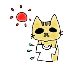 Yellow Cat sticker #903511