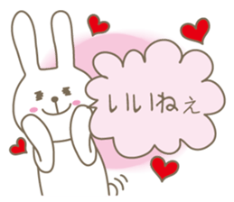 peep rabbit sticker #903779