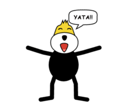 Yellow Grinch 2 sticker #903836