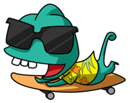 Chamelo the Chameleon sticker #904302