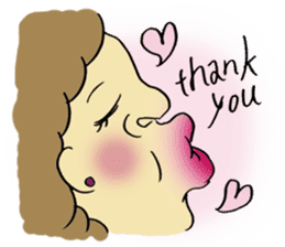 Thank you Kiss U sticker #904400