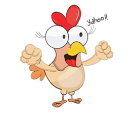The Crazy Chicken - Jack sticker #904442