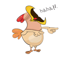 The Crazy Chicken - Jack sticker #904443