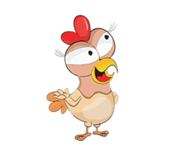 The Crazy Chicken - Jack sticker #904446